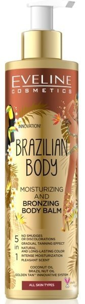 EVELINE Brazilian Body 5v1 hydratačný bronzujúci tonujúci balzam na telo 200 ml