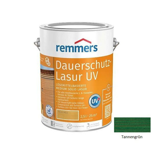 Remmers UV+ lazura Tannengrun 5 l - tannengrun