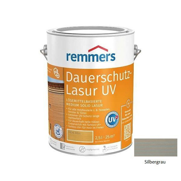 Remmers UV+ lazura Silbegrau 20 l - silbegrau