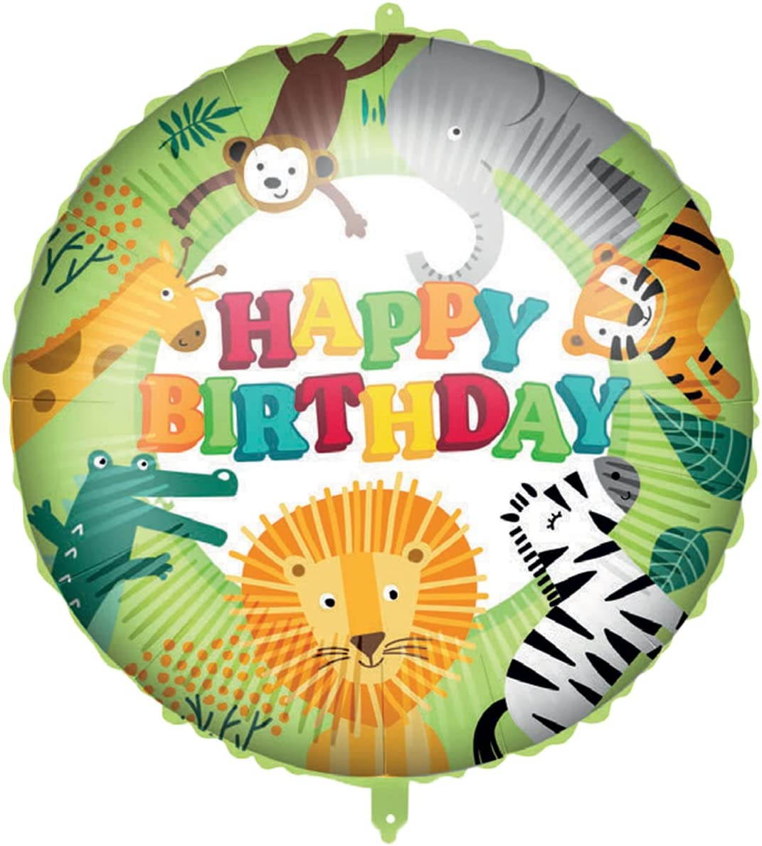 Fólia lufi - Happy Birthday Jungle 46 cm