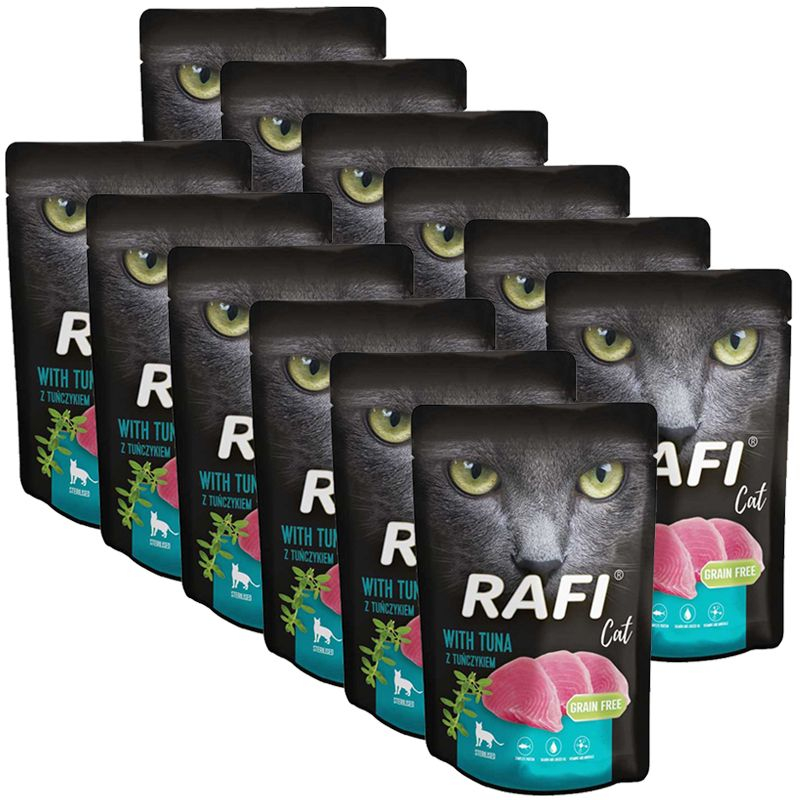 Rafi Cat Sterilised Paté with Tuna 12 x 100 g