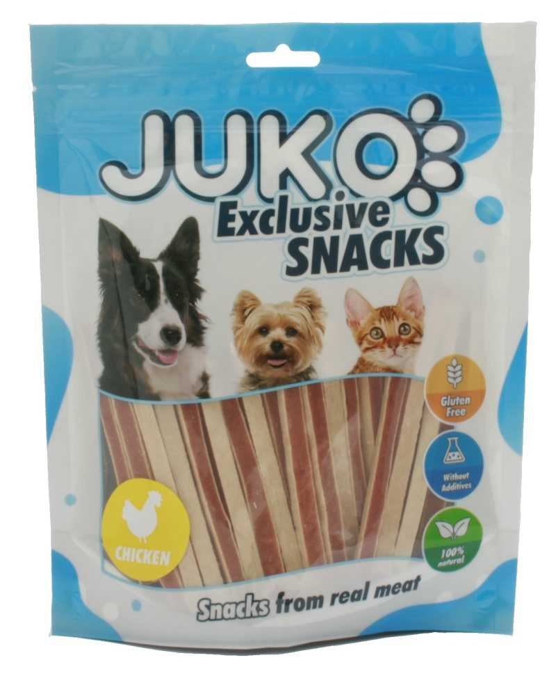Juko Petfood JUKO Snacks Chicken sandwich 250 g