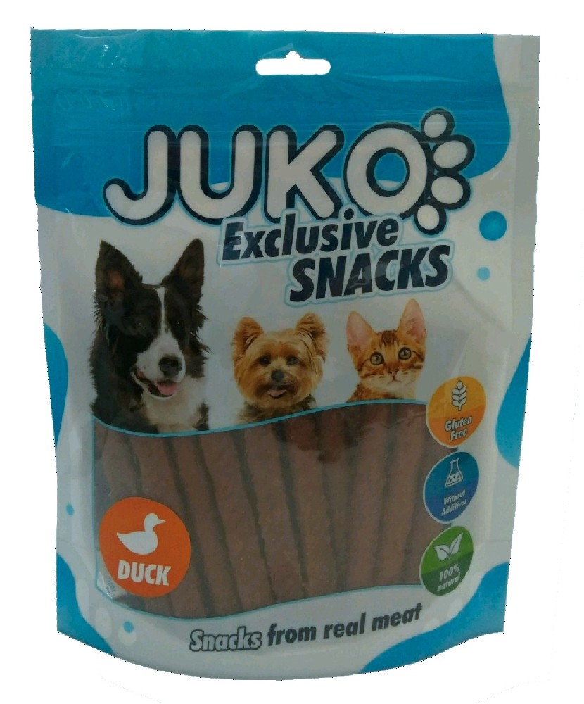 Juko Petfood JUKO Snacks Duck Pressed stick 250 g