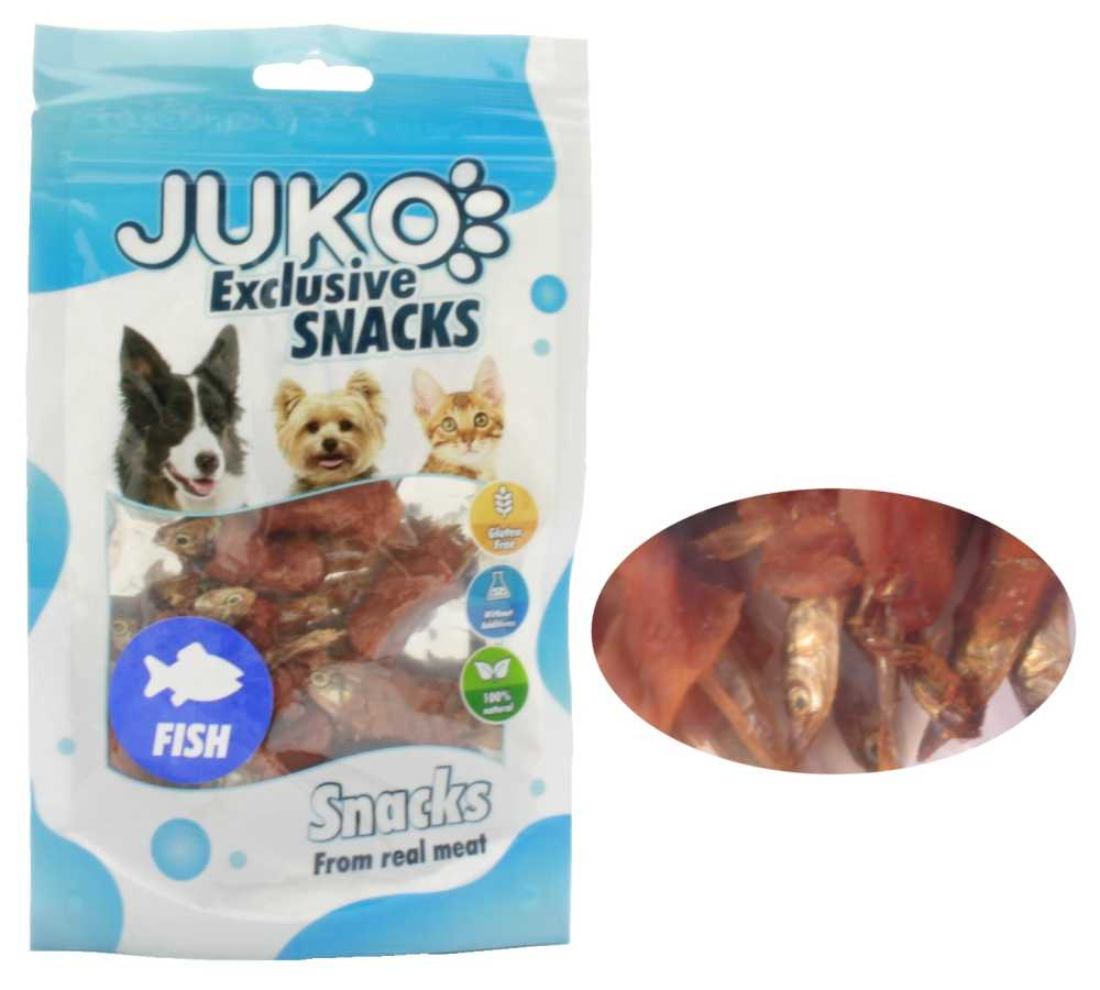 Juko Petfood JUKO Snacks Chicken & Fish 70 g