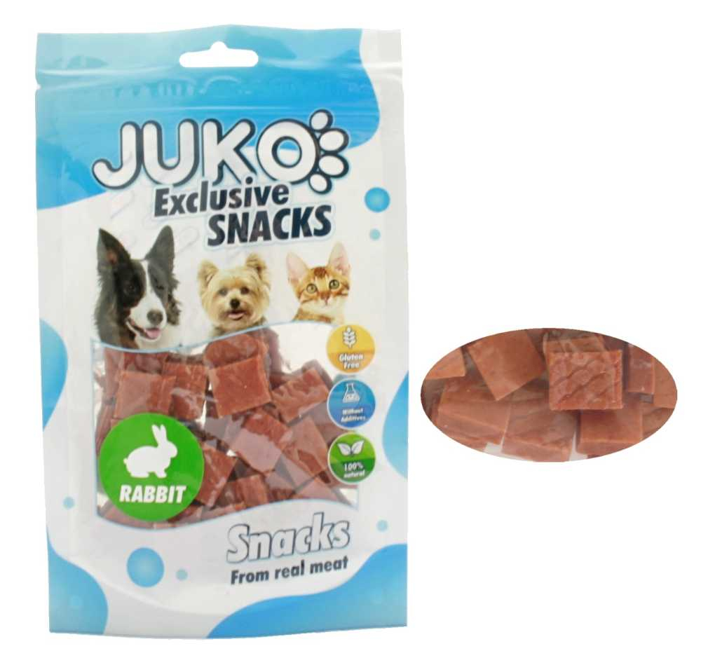 Juko Petfood JUKO Snacks Rabbit big bites 70 g