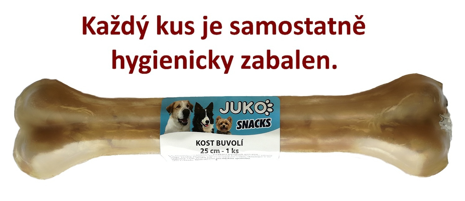 Juko Petfood Kost buvolí JUKO Snacks 25 cm (1 ks)