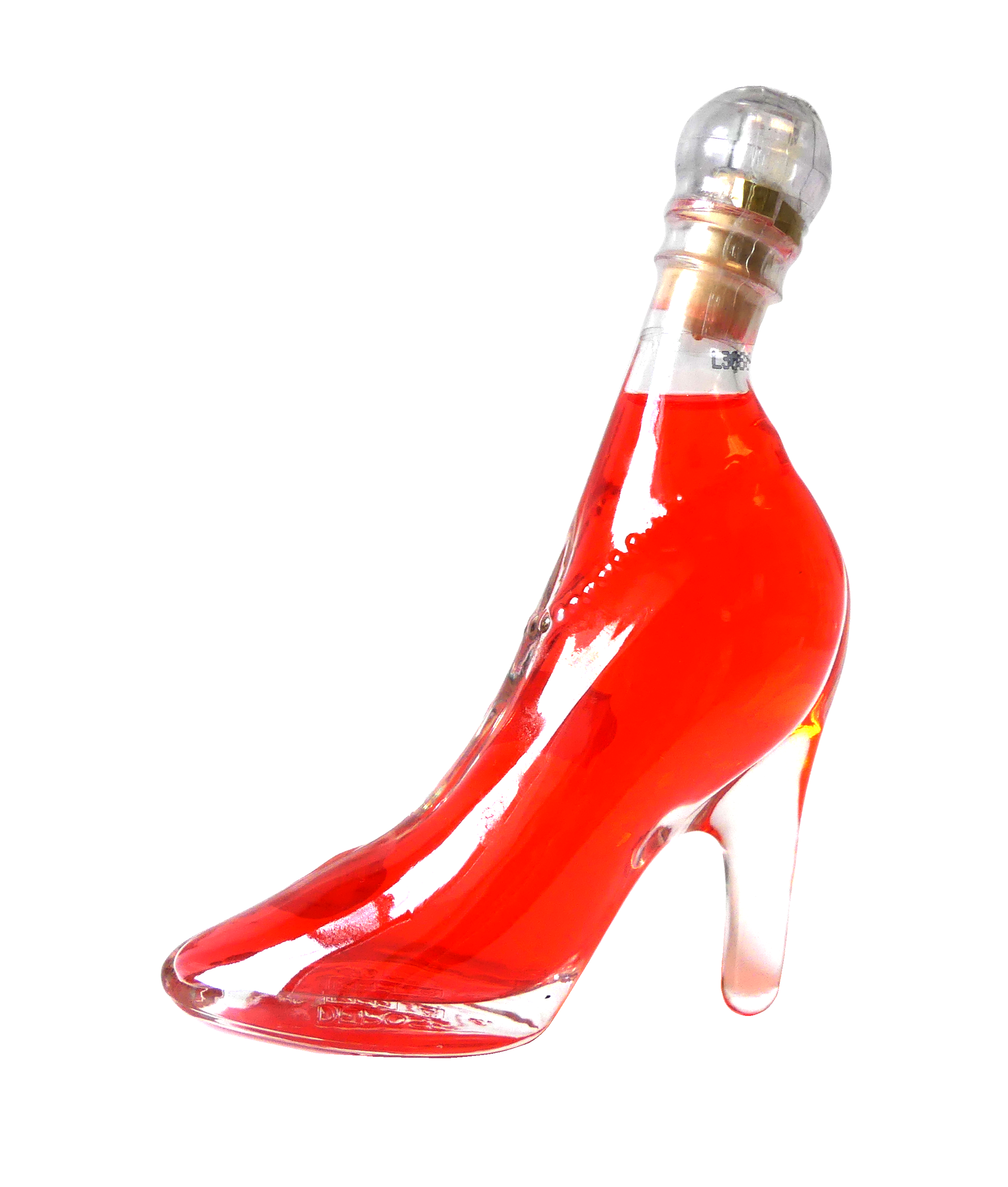 Nannerl Red Orange Liqueur in a Bottle "Glass Slipper" 0.04l - Miniature