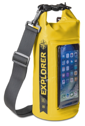 Celly Explorer 10L s vreckom na telefón do 6,2" žltý EXPLORER10LYL