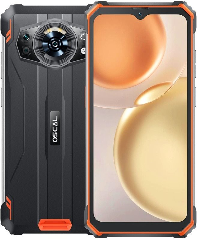 Mobiltelefon Oscal S80 narancsszín