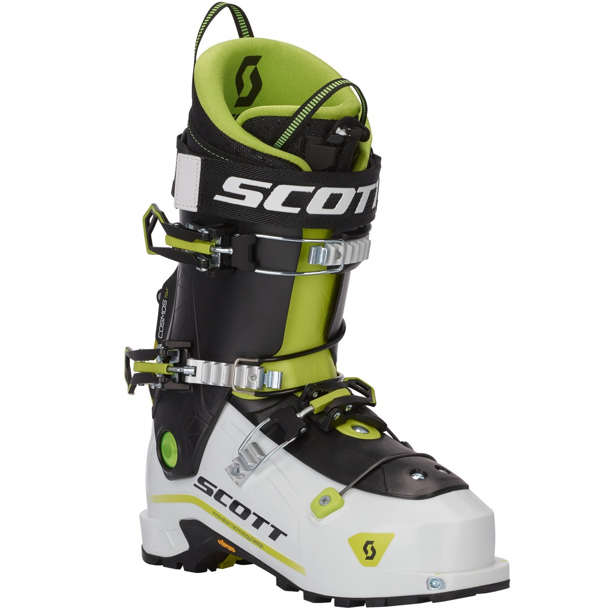 Skialpové topánky Scott BOOT COSMOS TOUR, biela/žltá