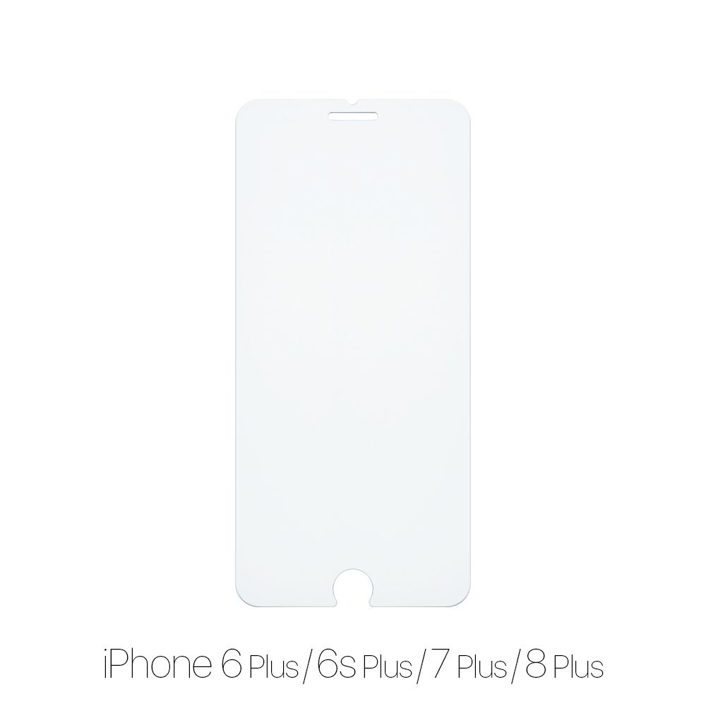 FixPremium Glass - Gehärtetes Glas für iPhone 6 Plus, 6s Plus, 7 Plus und 8 Plus