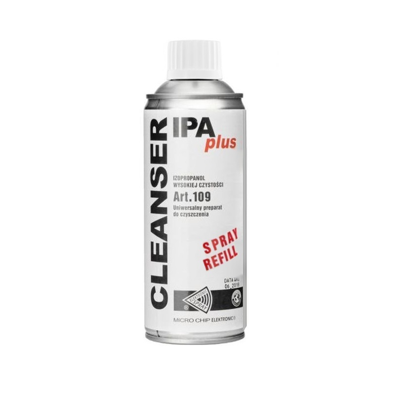 Puhdistusaine IPA Plus Spray Refill - Puhdistussuihke - Isopropanoli 100% (400ml)