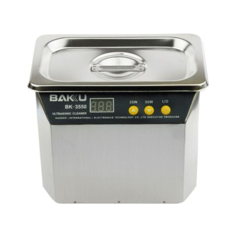 Baku BK-3550 - Nierdzewny ultradźwiękowy oczyszczacz - 0,5 l