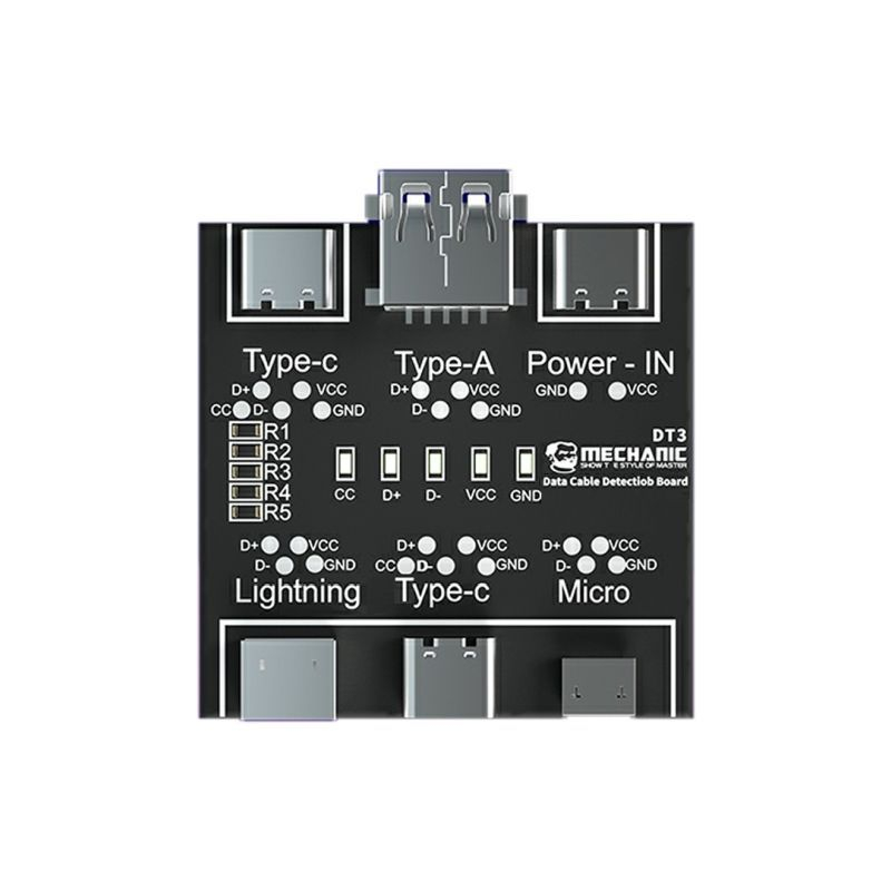 Mechanik DT3 - Kabelový tester dat (Lightning, USB-C, microUSB)