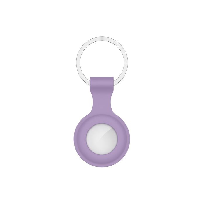 FixPremium - Silikon Schlüsselanhänger für AirTag, lila