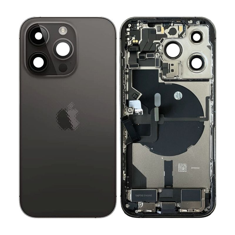 Apple iPhone 14 Pro - Back cover with small parts (Space Black)