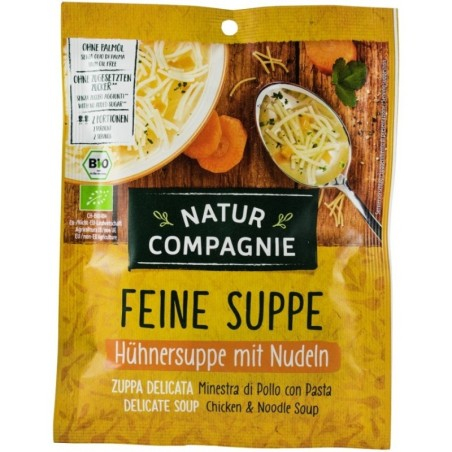 Supa BIO de Pui cu Taitei, 40 g, Natur Compagnie...