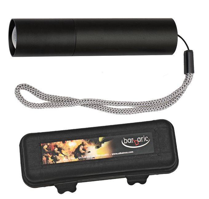 LED Zoom rechargeable flashlight Barbaric 12836