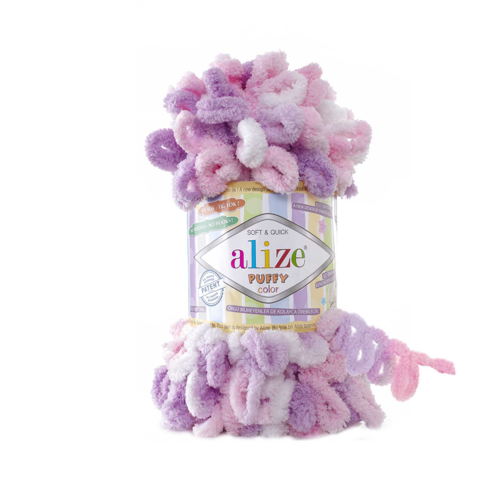 Alize Puffy Color Pink Purple 6051