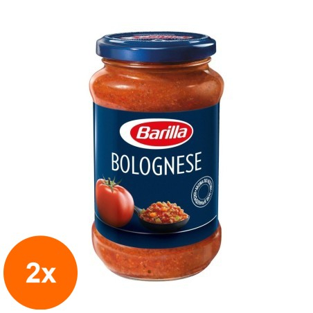 Set 2 x Tomatensoße mit Bolognese-Fleisch Barilla, 400 g...