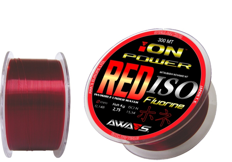 Vlasec Awa Shima Ion Power Red ISO Fluorine 300m - 0,350 mm