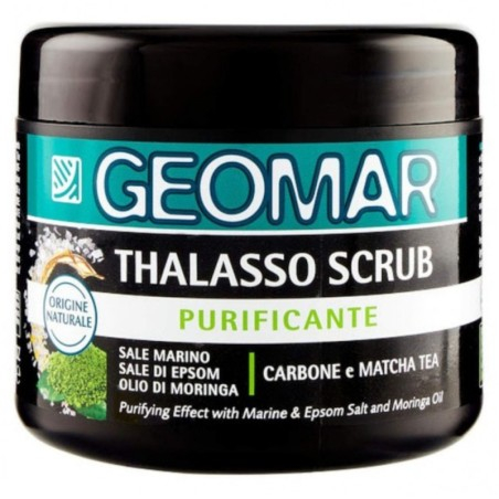 Scrub Purifiant Geomar Thalasso Carbune si Ceai Matcha, 600 g...