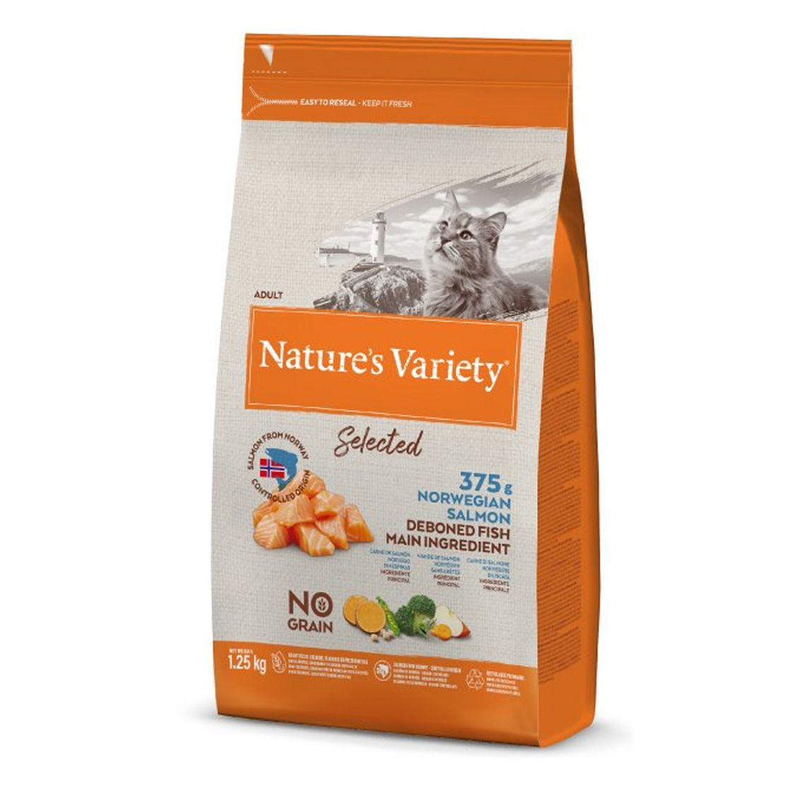 Nature's Variety Cat Selected No Grain Salmon 1,25 kg