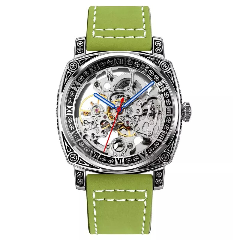 Skmei 9271 men's automatic watch Secession Green