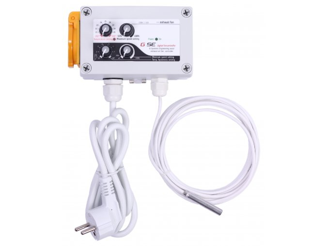 GSE Digitalný regulátor teploty - min&max otáčok - hysterézia 5A