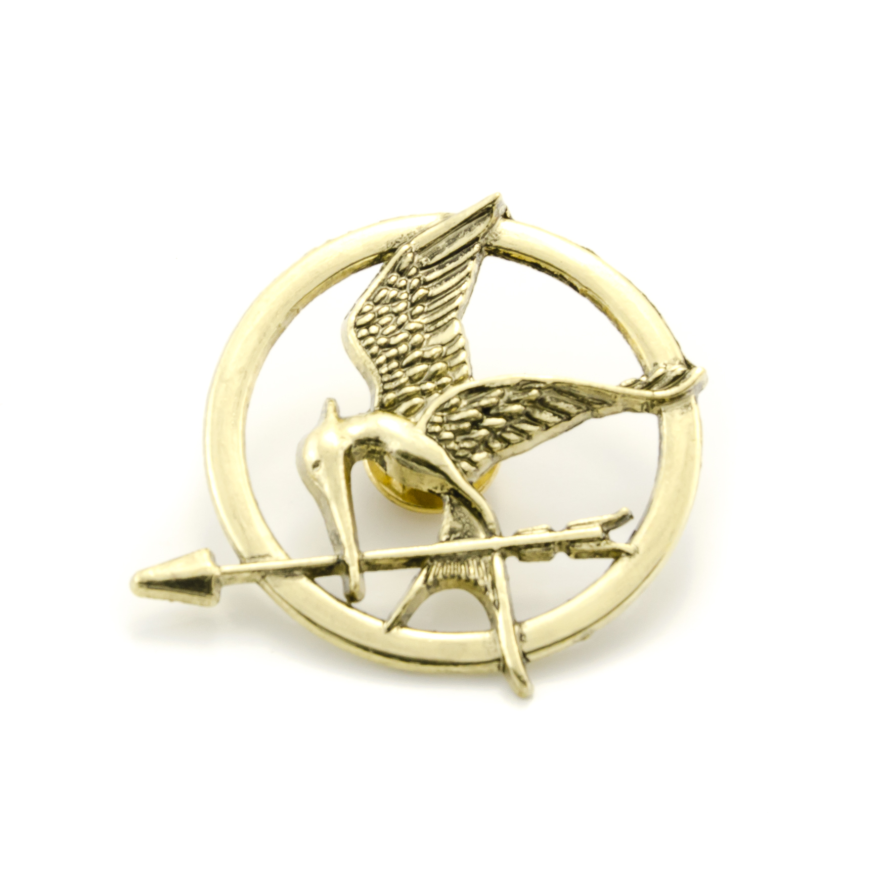 JewelsHall Hunger Games brož Reprodrozd bronzová