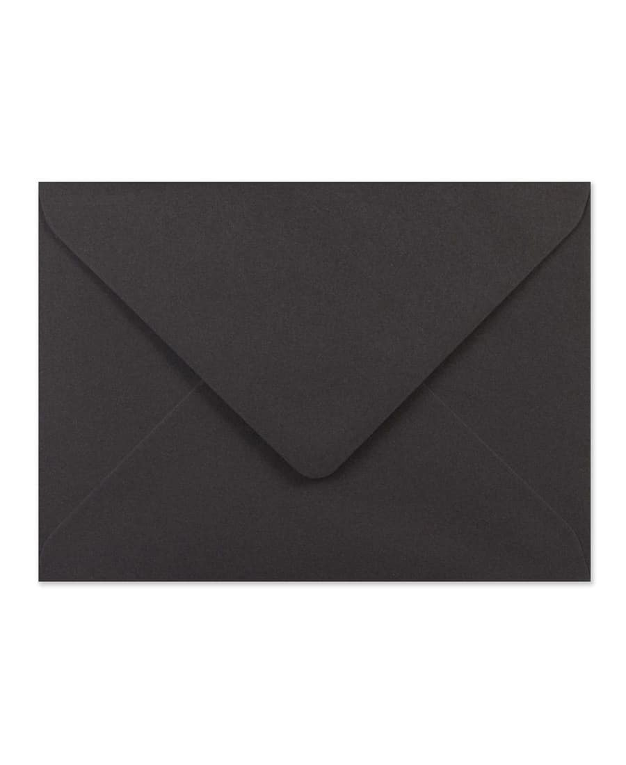 Zwarte enveloppen 13,3x18,4 cm
