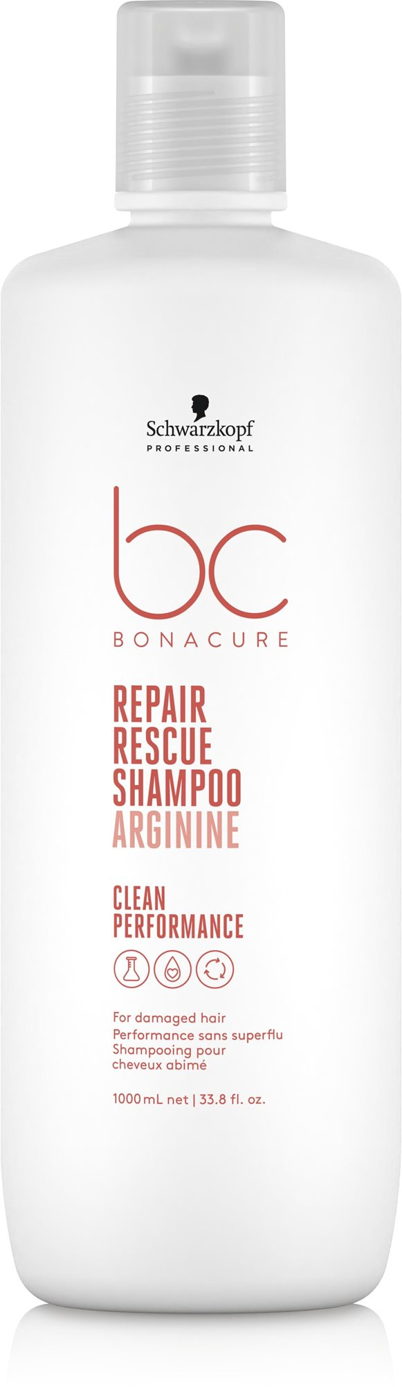 Sampon SCHWARZKOPF Professional BC Bonacure Clean Balance Repair Rescue sampon 1000 ml