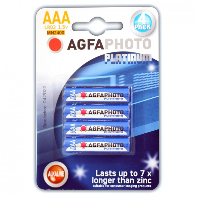 Batérie AgfaPhotoPlatinum AAA 4 ks
