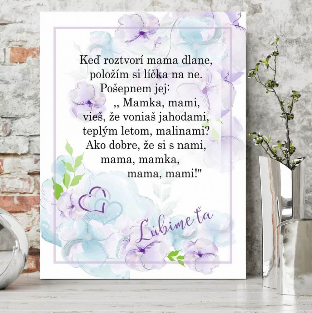 Geschenk für Mama - Plakette zum Gedenken an die beste Frau