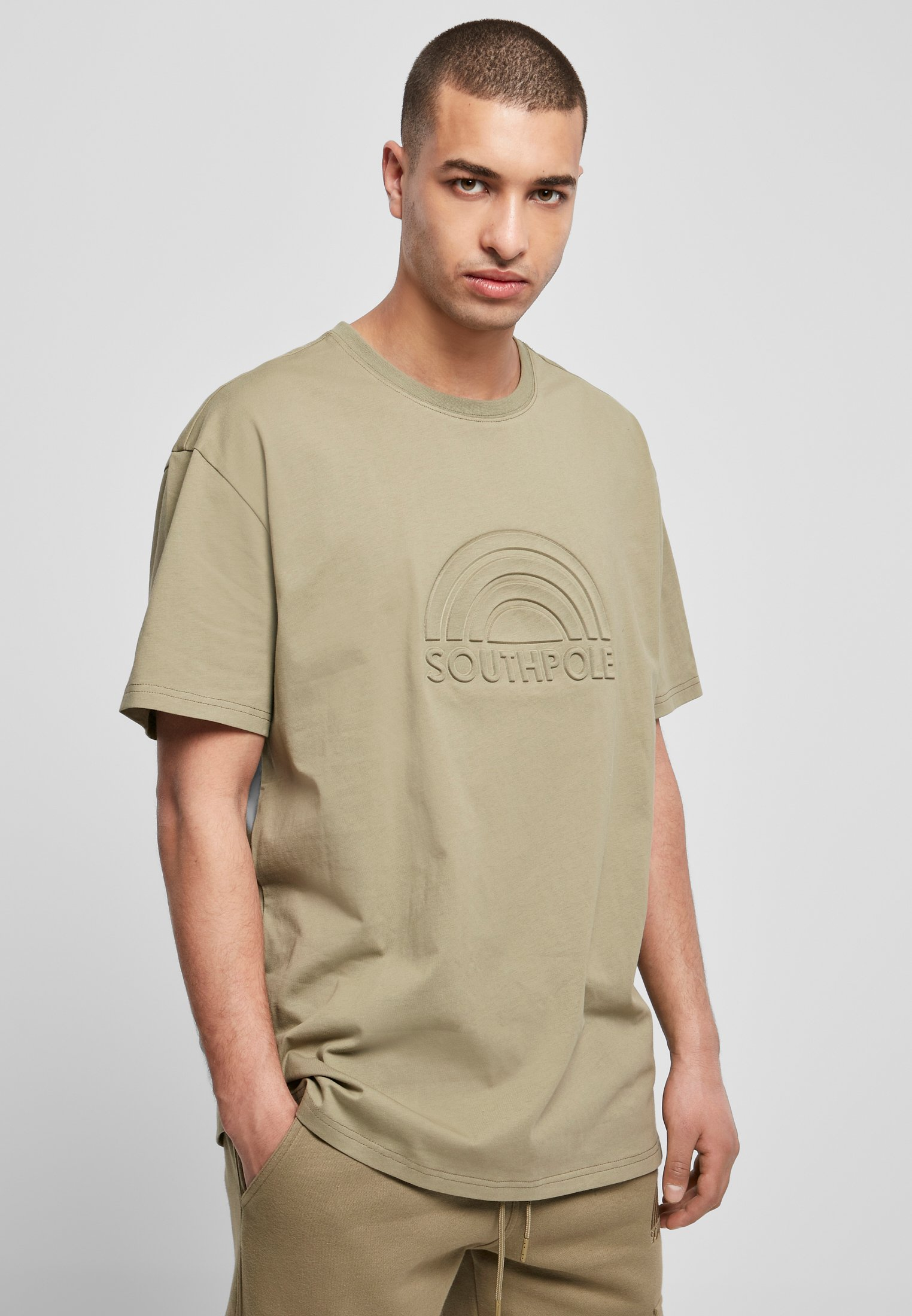 Southpole 3D T-shirt in khaki color