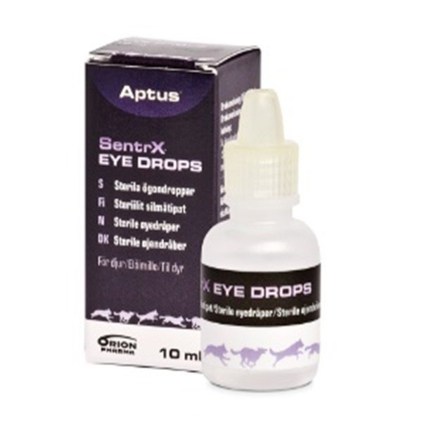 Aptus SentrX Eye Drops øjendråber til hunde, katte og heste 10ml