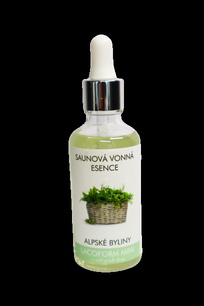 Vôňa do sauny MINI 50 ml - rôzne vône mini esencie: Alpy bylinky