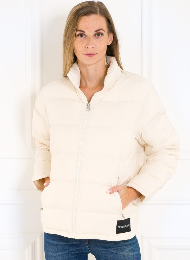 Női téli kabát Calvin Klein - Fehér Calvin Klein