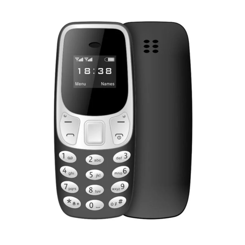 L8STAR BM10 miniatűr mobiltelefon - fekete