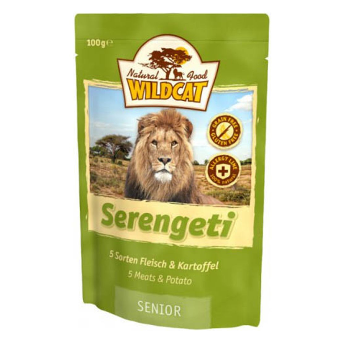 Wildcat Serengeti Senior zacskós eledel 100 g