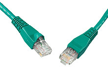 SOLARIX patch kabel CAT5E UTP PVC 3m zelený non-snag proof C5E-155GR-3MB