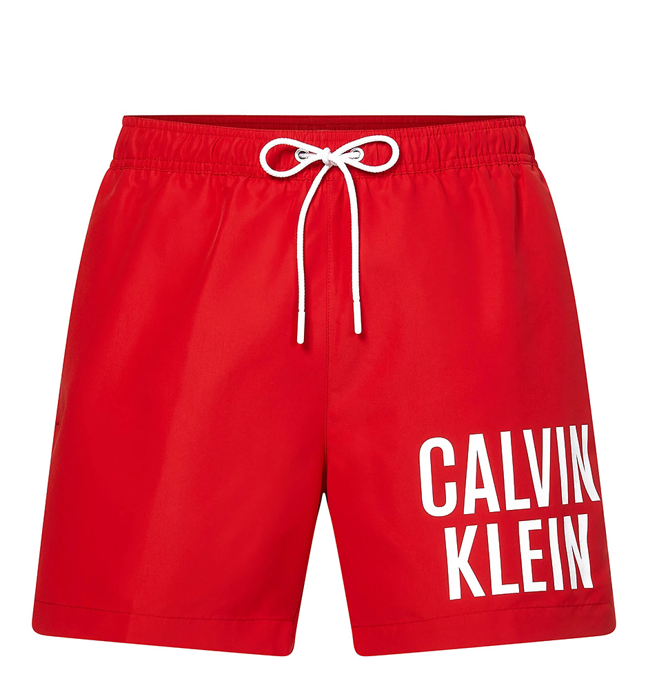 CALVIN KLEIN - red swimwear with Calvin Klein logo