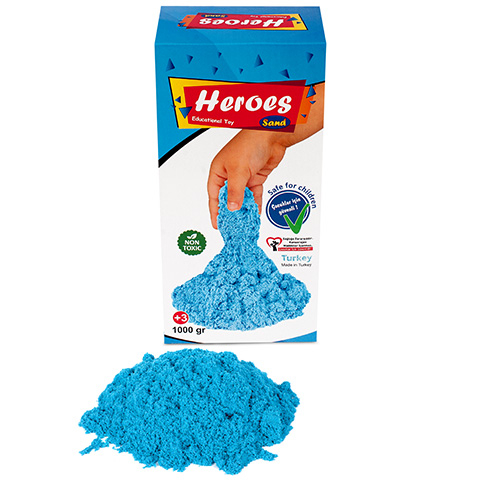 Heroes Sand Kinetický piesok modrý 1 kg