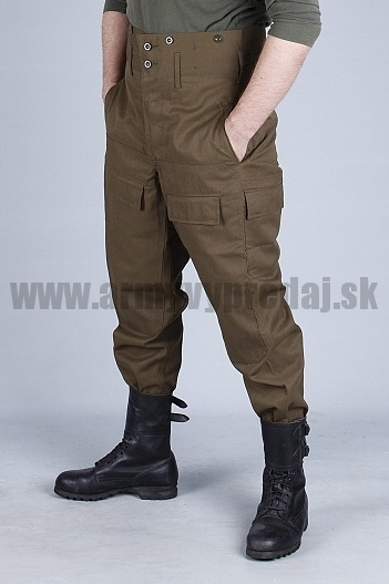Nohavice vzor 85, vyšší pás – originál maskáče ČSĽA, nové - 3/50 - výška 180 - 189cmás do 100cm