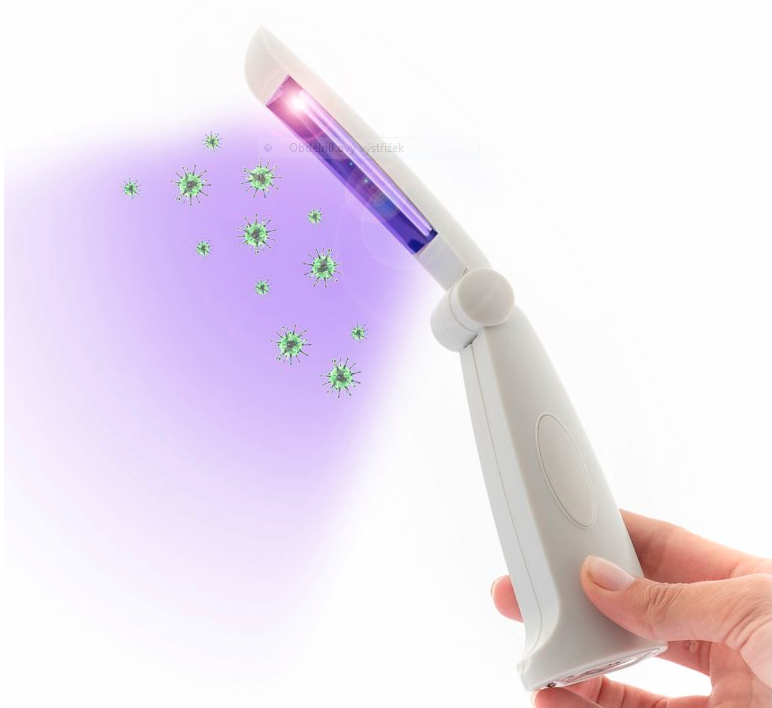 Alum Skládací dezinfekční UV lampa