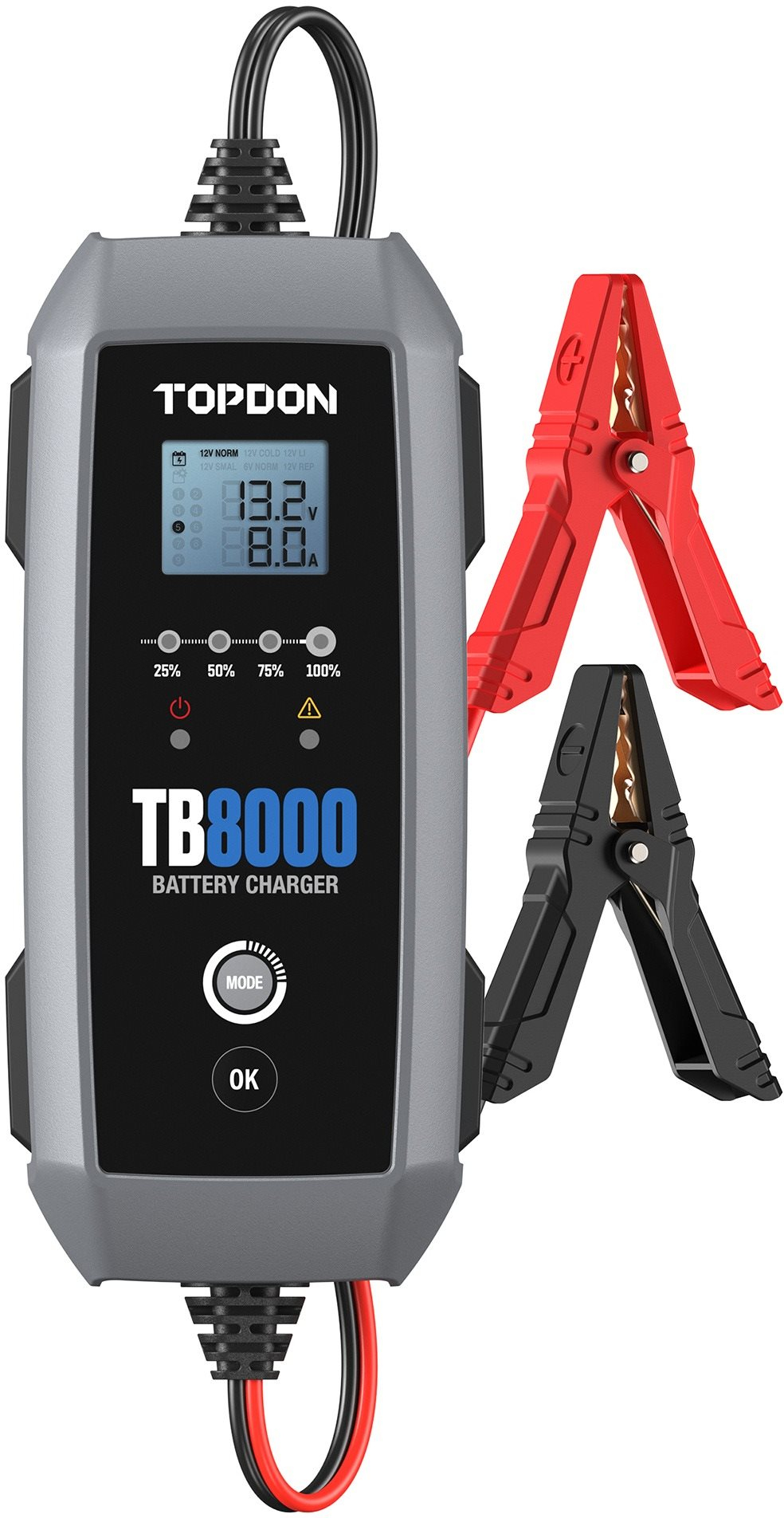 Autó akkumulátor töltő Topdon TB8000