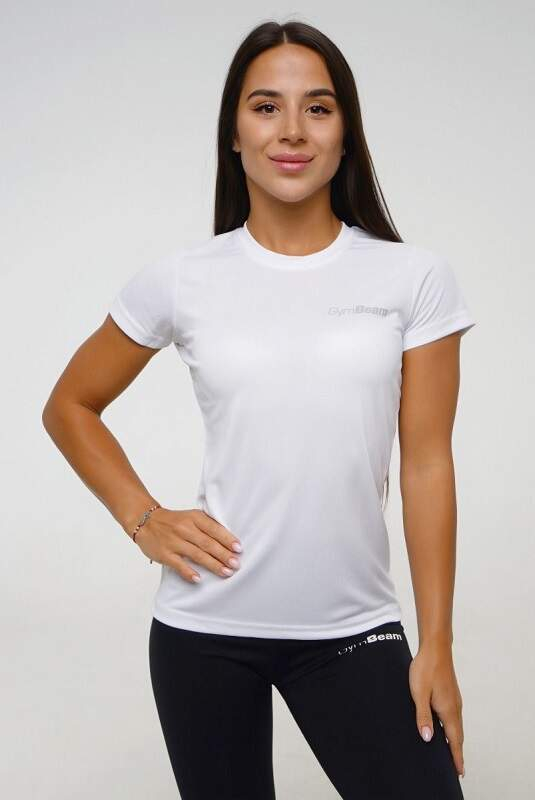 Dámske tričko GymBeam TRN dámske tričko M biele