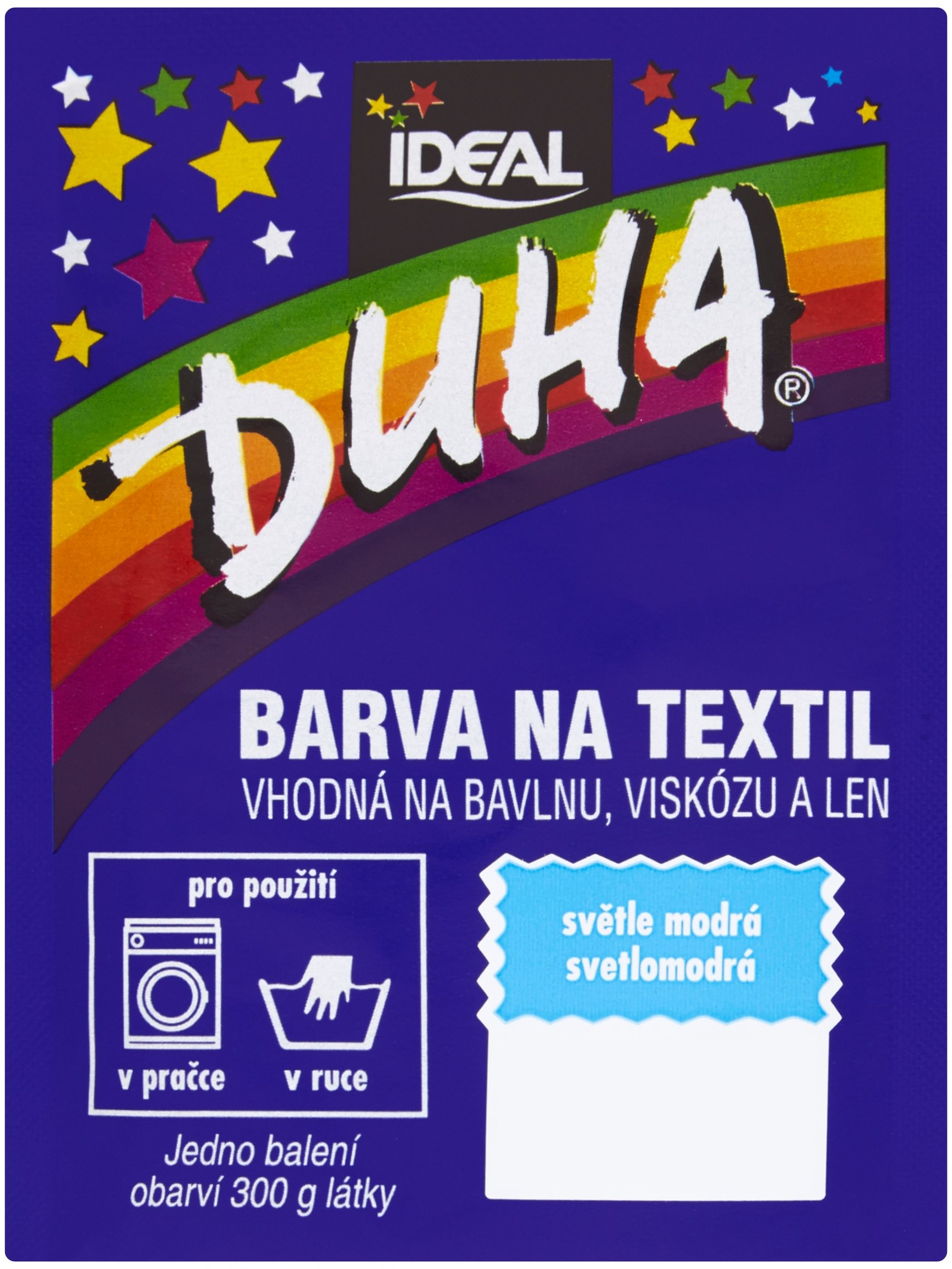 Textilfesték DUHA Textilfesték - világoskék 15 g