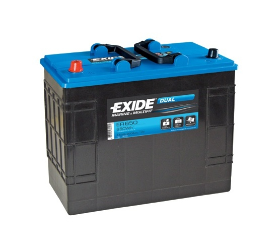 Trakční baterie EXIDE Dual 12V 142Ah ER650 VA EX ER650