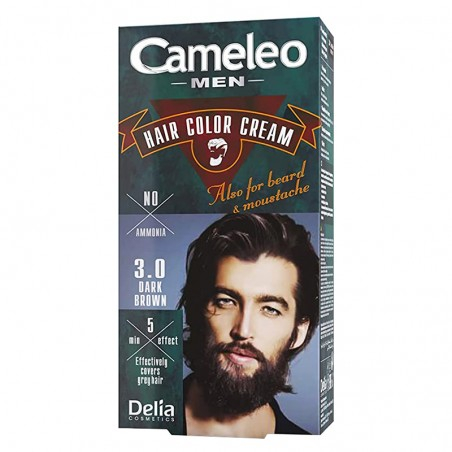 Hair, Beard, Moustache Dye for Men Cameleo 3.0 Dark Brown, 30 ml ...
